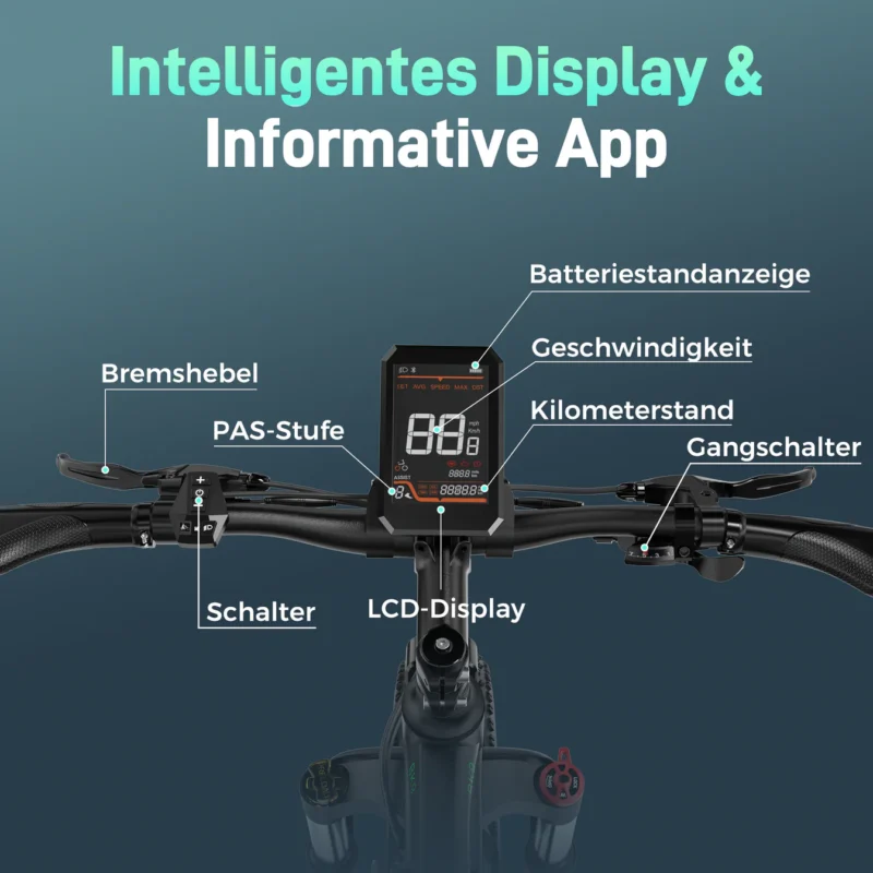 Hitway BK9S 48V 15Ah electric bike – Bild 2