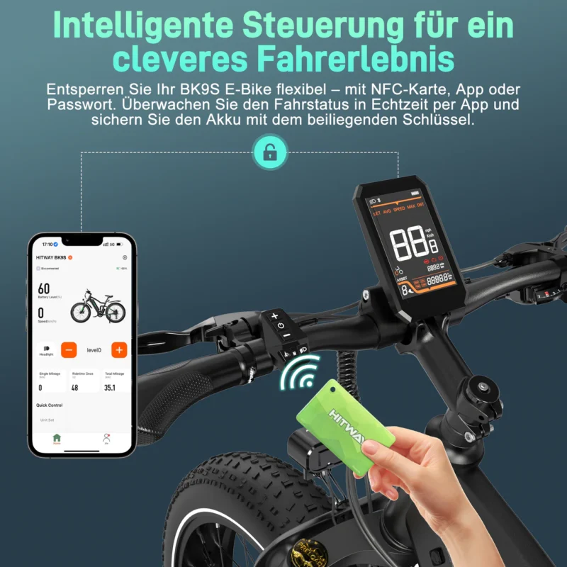 Hitway BK9S 48V 15Ah electric bike – Bild 3
