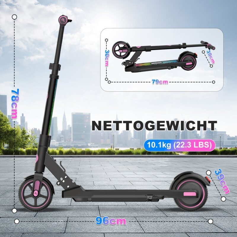EVERCROSS EV06C Kinder-Elektroroller für 6-12 Jahre – Bild 4