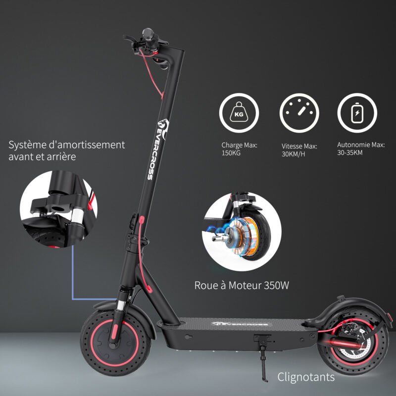 EVERCROSS EV10K PRO ABE Faltbarer Elektroroller – Bild 7