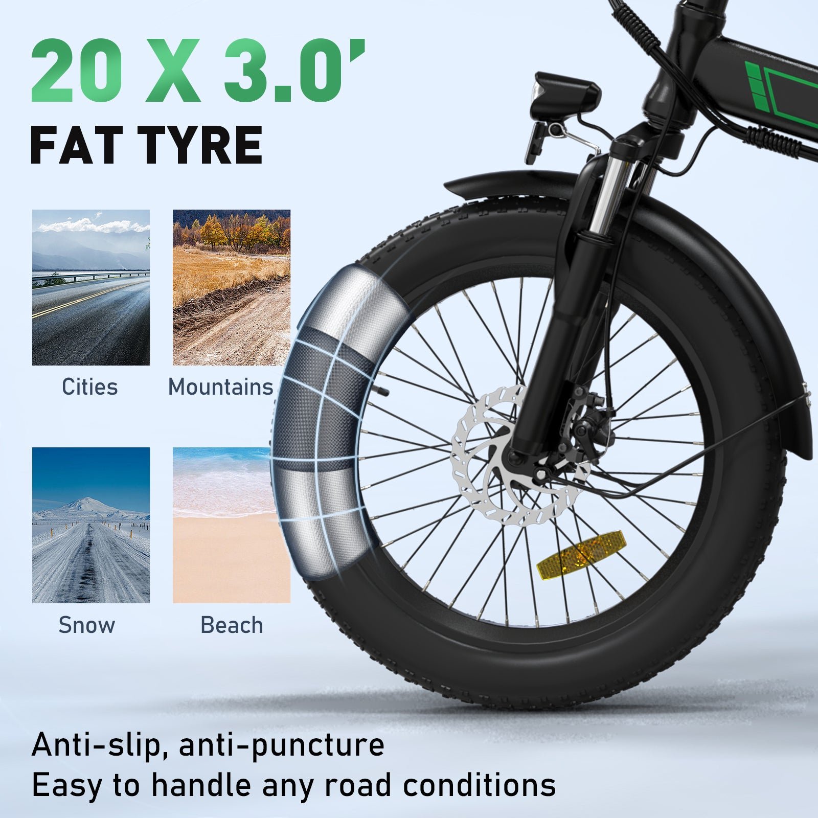 KOOLUX BK11 Folding E-bike – Bild 3