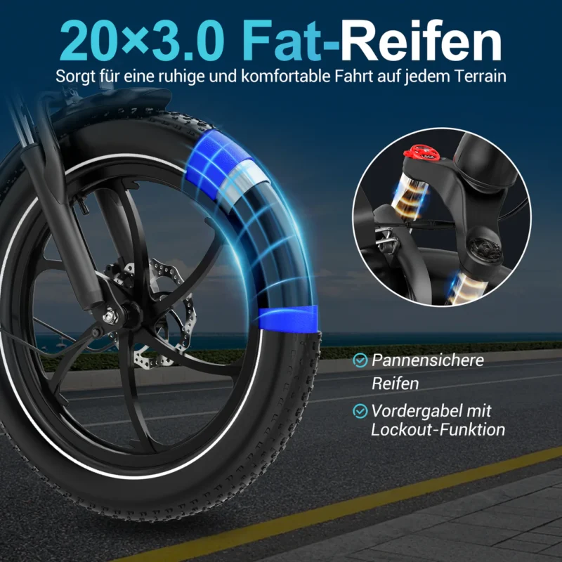 BK6S foldable electric bike – Bild 4