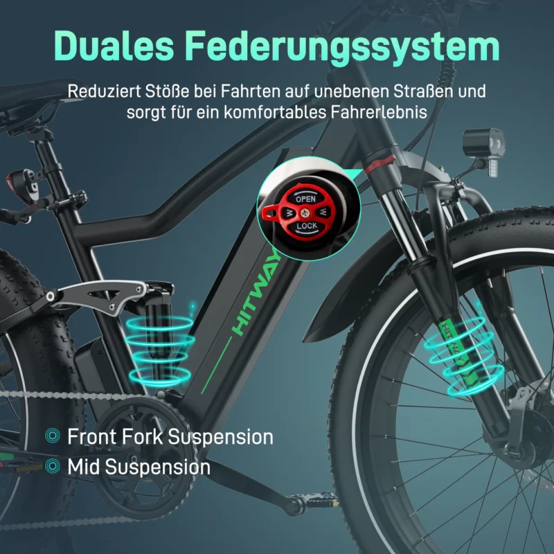 Hitway BK9S 48V 15Ah electric bike – Bild 7