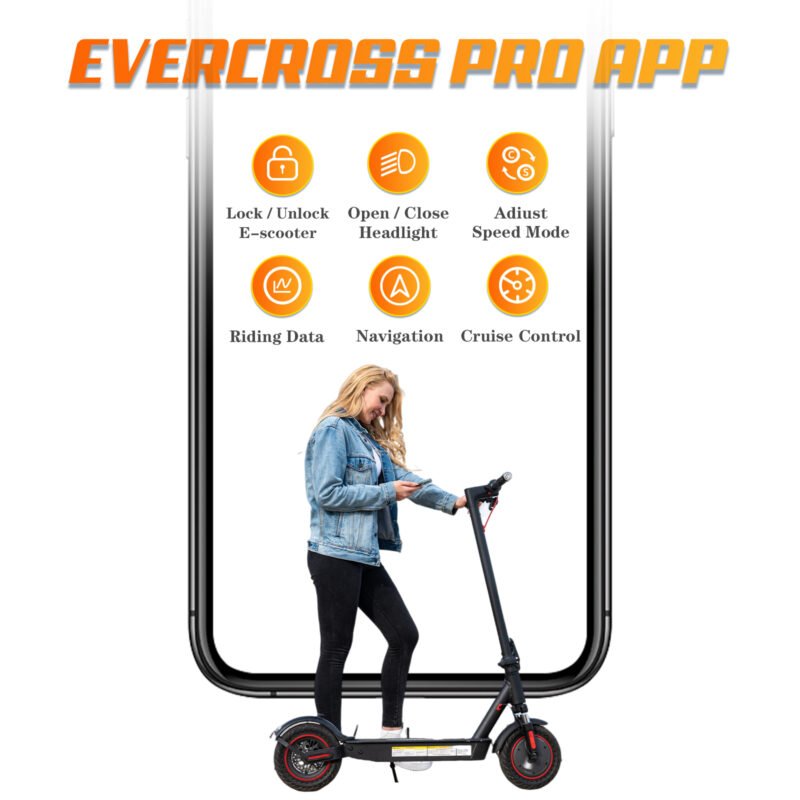 EVERCROSS EV10K PRO ABE Faltbarer Elektroroller – Bild 13