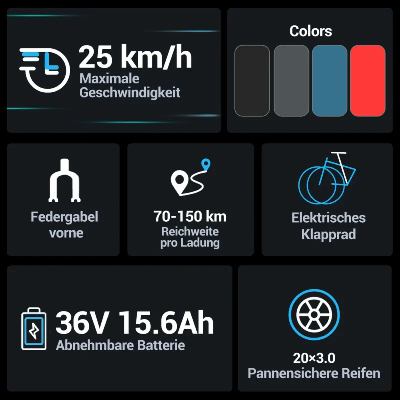 BK6S foldable electric bike – Bild 6
