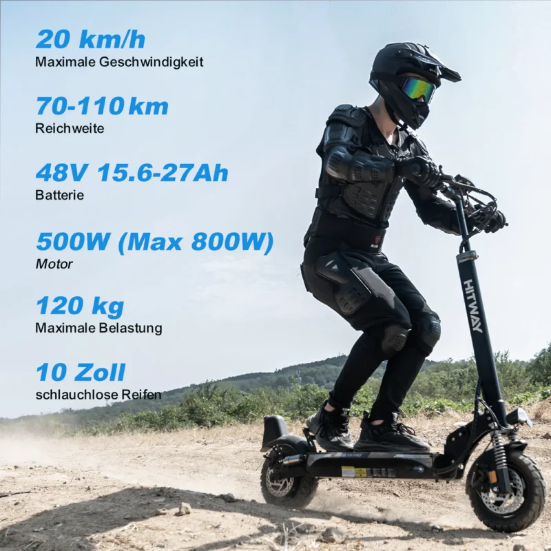 H9 & H9 PRO E‑Scooter mit ABE (Straßenzulassung) – Bild 5