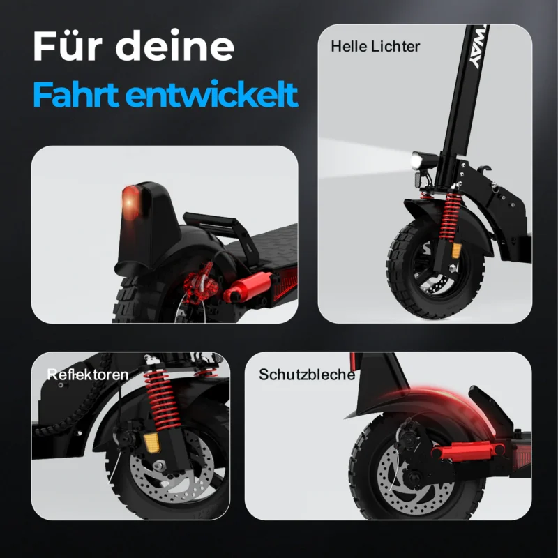 H9 & H9 PRO E‑Scooter mit ABE (Straßenzulassung) – Bild 7