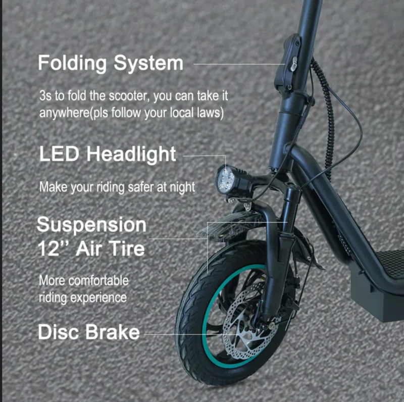 V12Pro E-Scooter – Komfort trifft Power – Bild 8