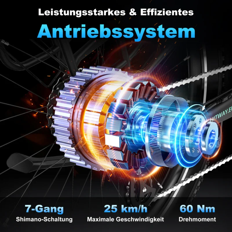 HITWAY  BK16 Elektrofahrrad – Bild 6