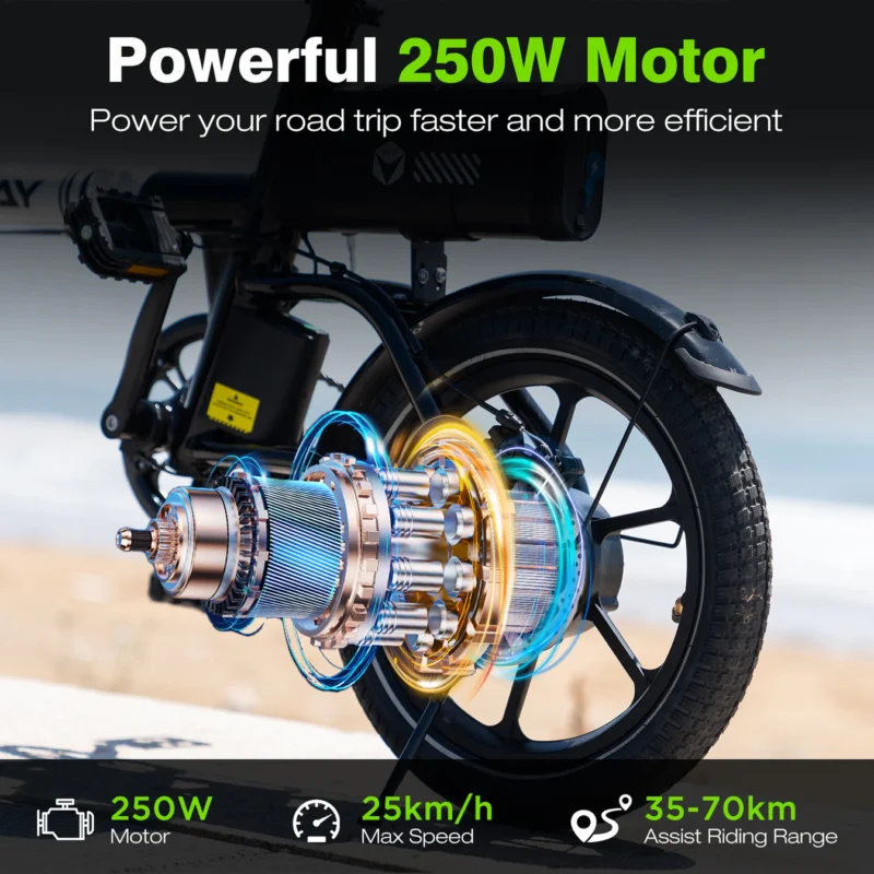 Hitway BK35S Folding Electric Bike – Bild 7