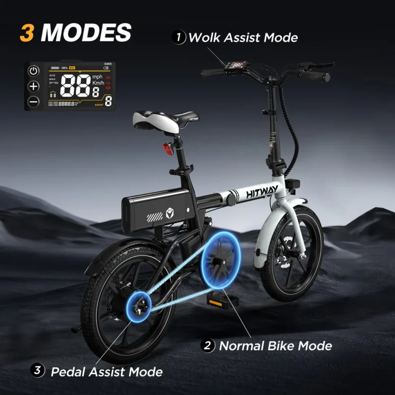 Hitway BK35S Folding Electric Bike – Bild 9