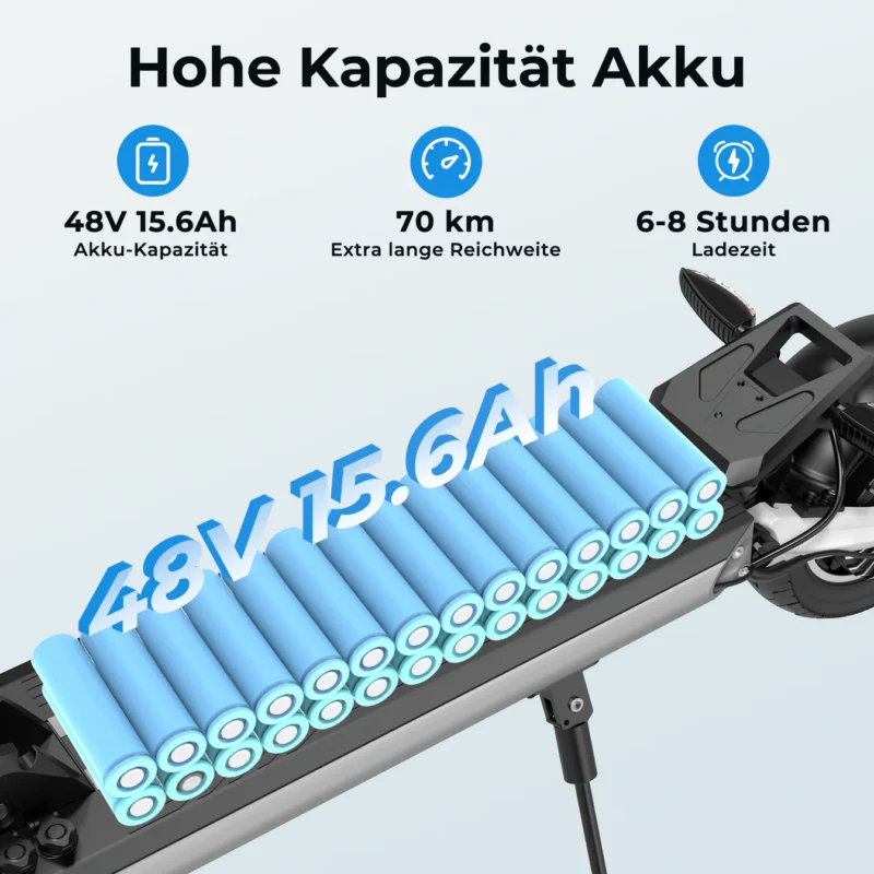 H6 & H6 ABE E‑Scooter (mit Straßenzulassung) – Bild 5