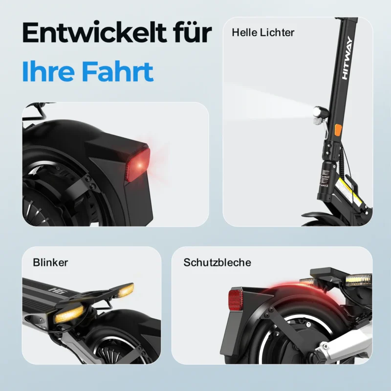 H6 & H6 ABE E‑Scooter (mit Straßenzulassung) – Bild 6