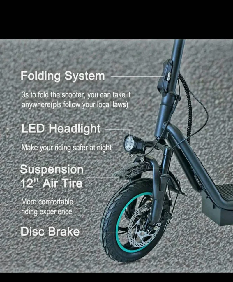 V12Pro E-Scooter – Komfort trifft Power – Bild 5