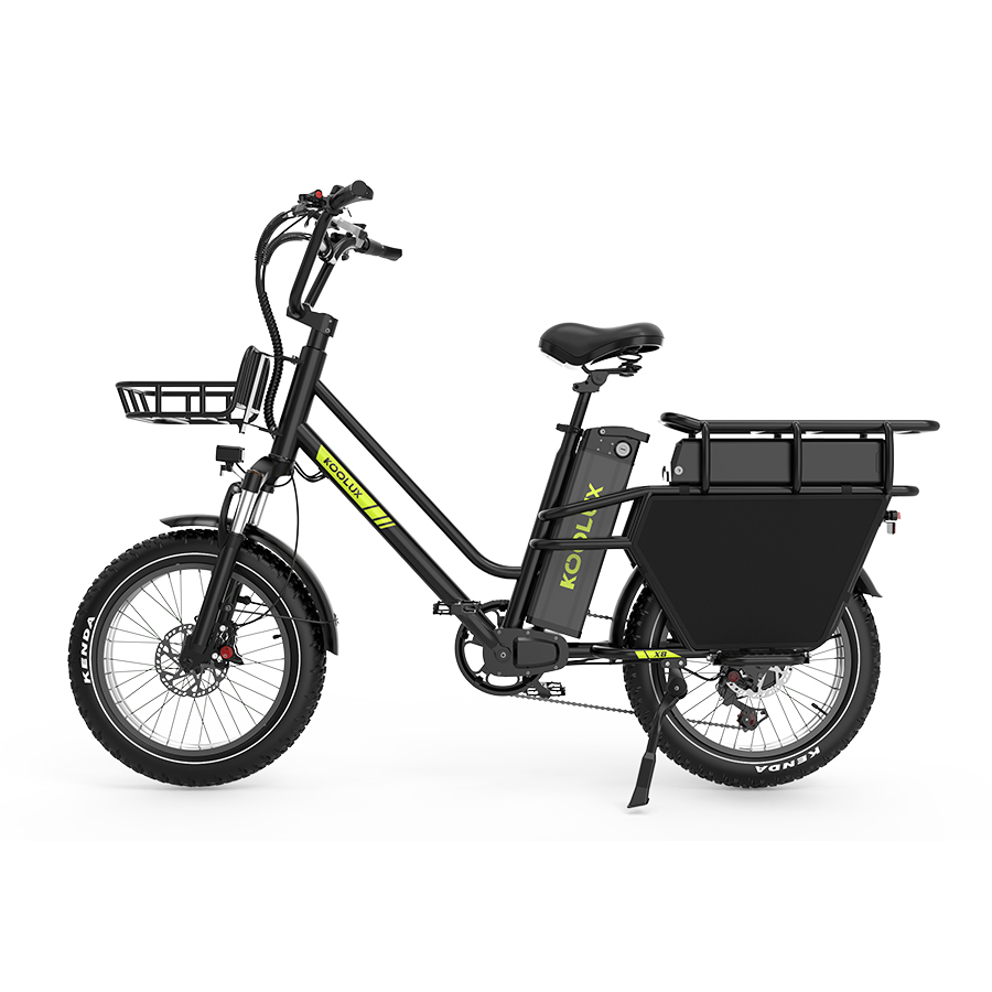 KOOLUX X8 Cargo E-Bike 750W 48V 65Ah – Elektrisches Lastenfahrrad mit hydraulischen Bremsen