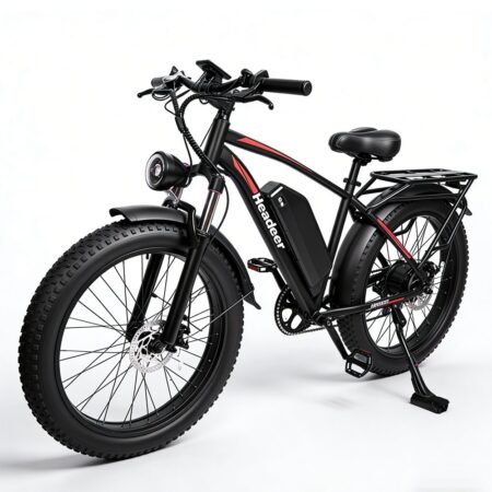 HEADEER BD2640 City E-Bike 26 Zoll – Unisex Elektrofahrrad in Schwarz für Alltag & Stadt
