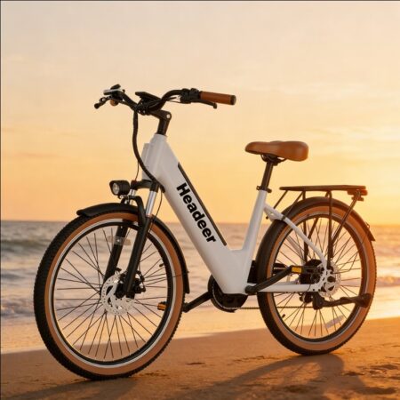 Headeer BD26195 E-Bike für Pendler – 48V 11,5Ah Batterie, Shimano 7-Gang-Schaltung, ideal für Stadt & Arbeitsweg 🚴‍♂️